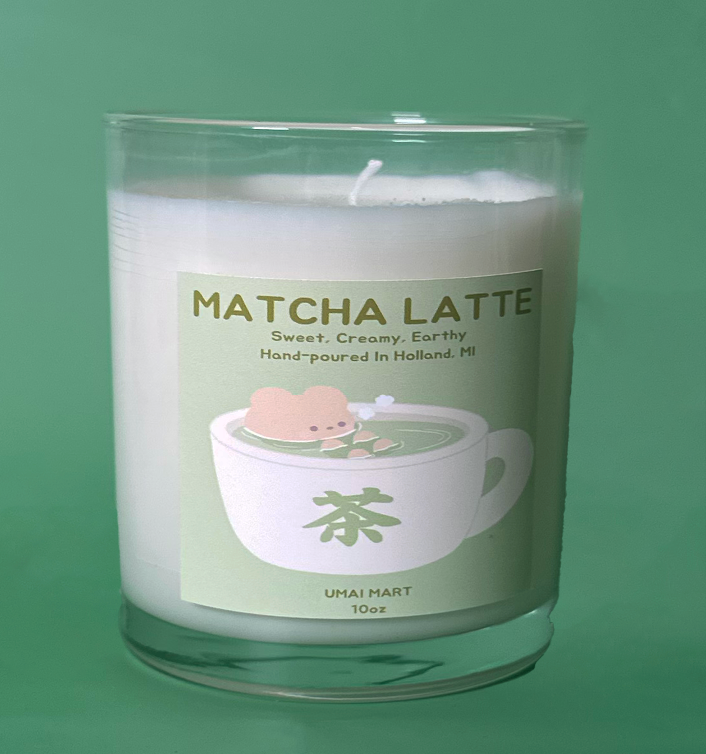 Matcha Latte 100% Soy Wax Candle