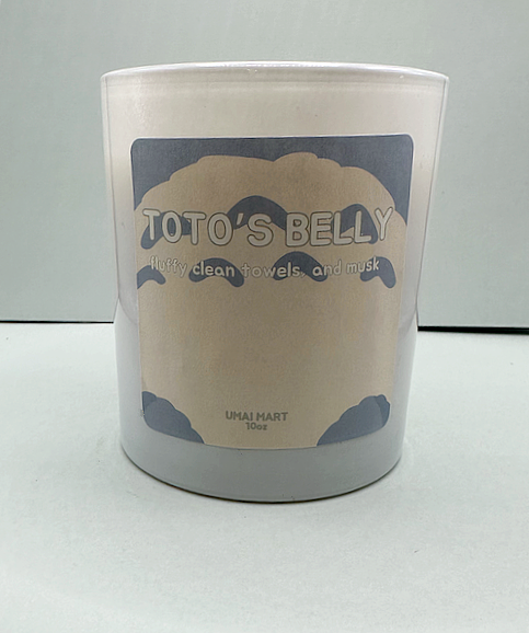 Toto's Belly 100% Soy Candle